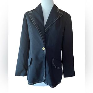 1970s Jack Winter Poly Knit Blazer